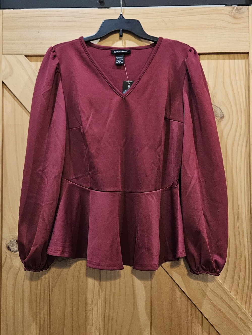 NWT | Ashley Stewart Peplum Top | Size 10/12
